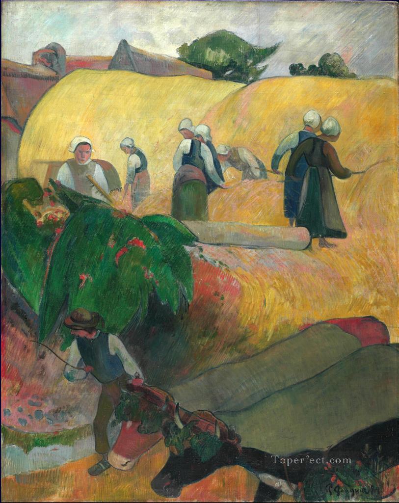 The Haystacks Paul Gauguin Oil Paintings